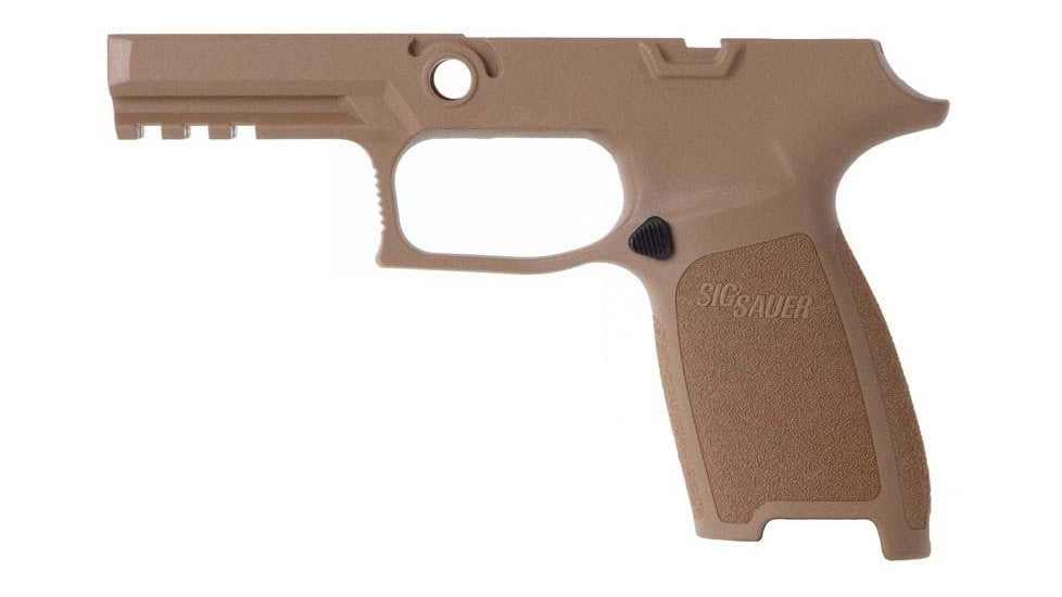 SIG SAUER P320 9/40/357 Carry Grip Module Assembly, Coyote, Small, GRIP-MOD-CA-943-SM-COY
