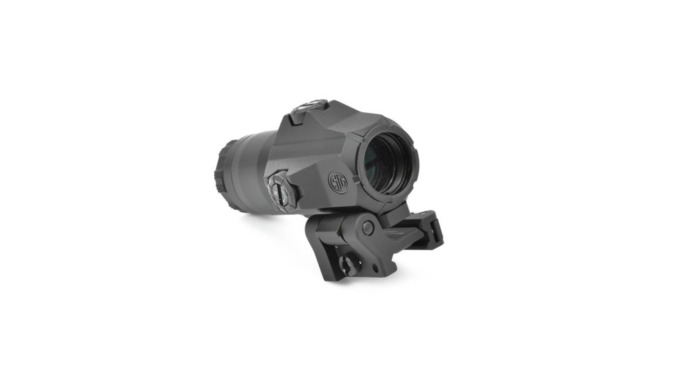 SIG SAUER Juliet3 Magnifier, 3x24mm, Powercam QR Mount With Spacers, Black, Medium, SOJ31001