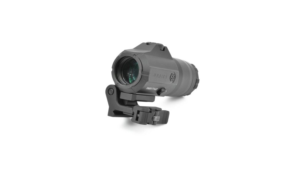 SIG SAUER Juliet3 Magnifier, 3x24mm, Powercam QR Mount With Spacers, Black, Medium, SOJ31001