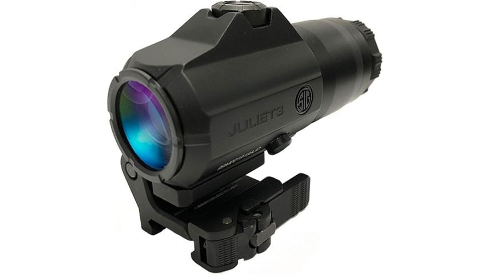 SIG SAUER Juliet3 Magnifier, 3x24mm, Powercam QR Mount With Spacers, Black, Medium, SOJ31001