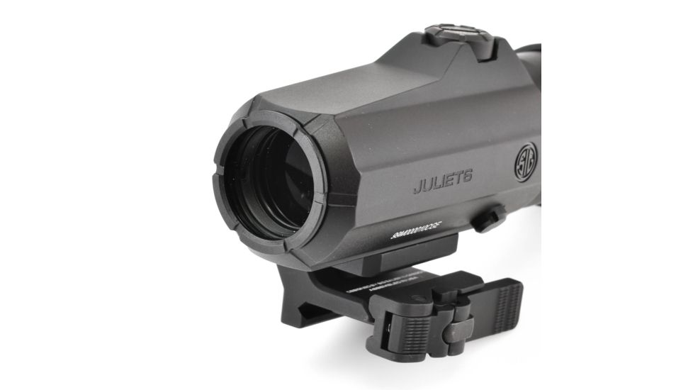 SIG SAUER Juliet6 Magnifier, 6x24mm, Powercam QR Mount With Spacers, Black, Medium, SOJ61001