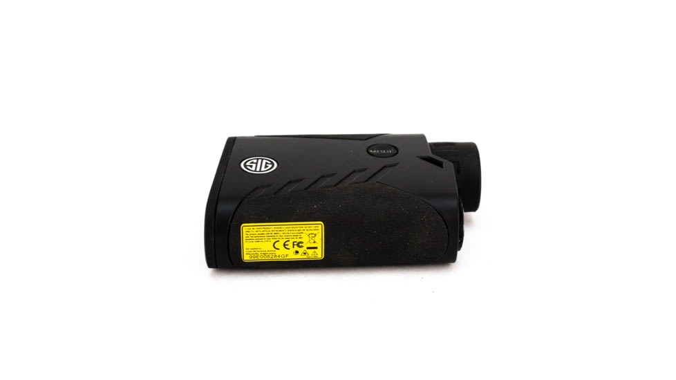 SIG SAUER KILO1000 5x20mm Digital Ballistic Laser Rangefinder, High Transmittance LCD, Class 1M, Black, SOK10001