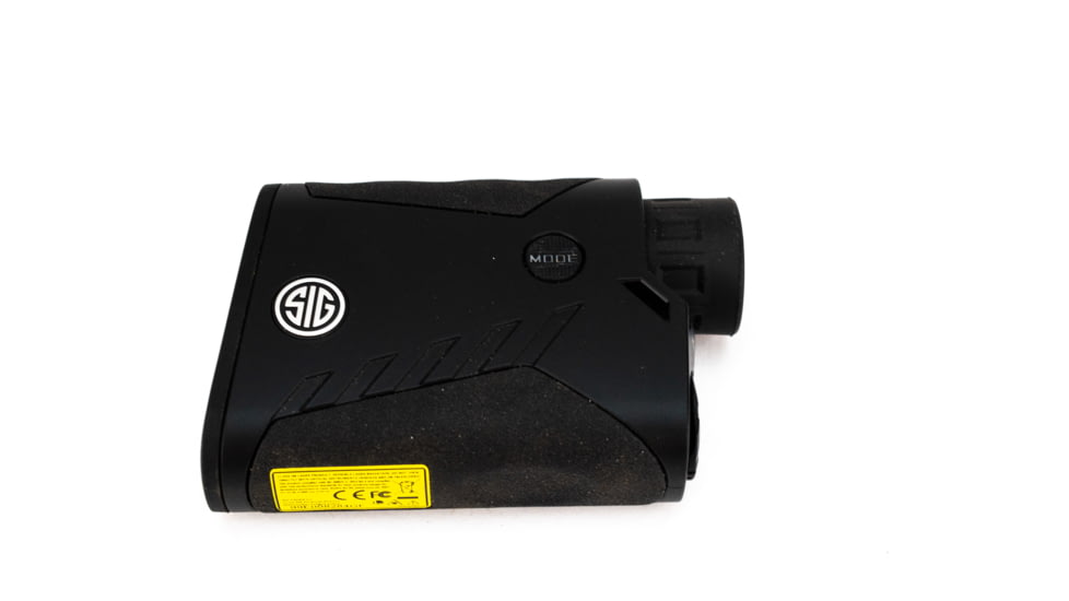 SIG SAUER KILO1000 5x20mm Digital Ballistic Laser Rangefinder, High Transmittance LCD, Class 1M, Black, SOK10001