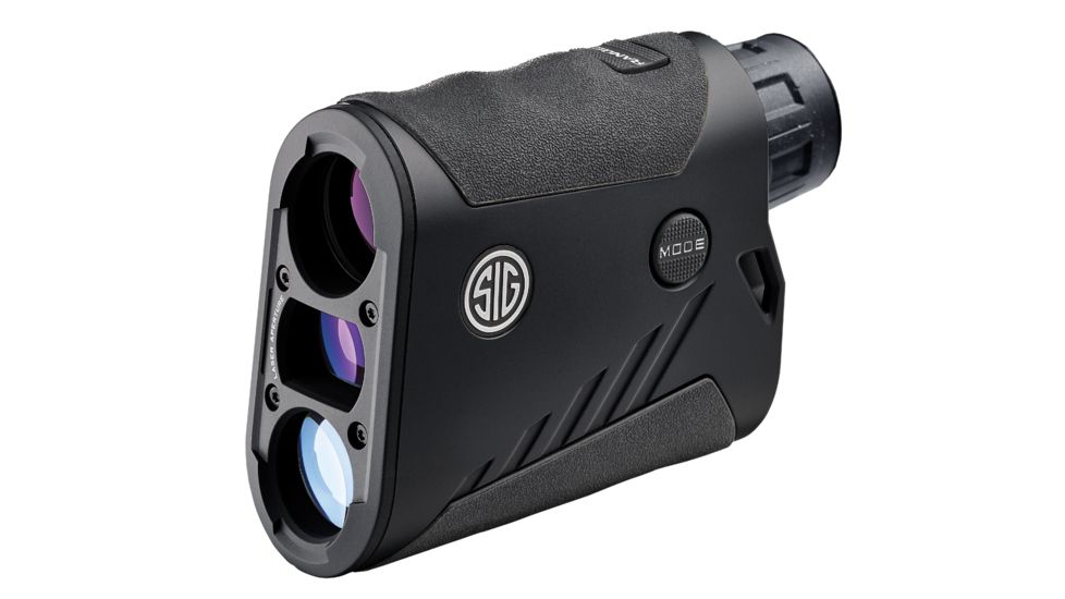 SIG SAUER KILO1000 5x20mm Digital Ballistic Laser Rangefinder, High Transmittance LCD, Class 1M, Black, SOK10001