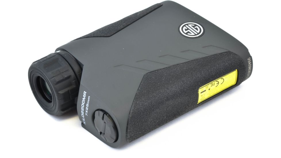 SIG SAUER KILO2200MR Laser Range Finding Monocular, 7x25mm, Milling Reticle, Class 3R, Graphite, SOK22701