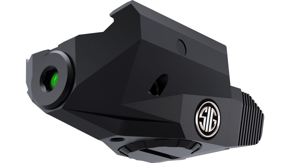 USED SIG SAUER Lima1 Laser Sight, Green, Handgun Rail Mount SOL11002, EDEMO2