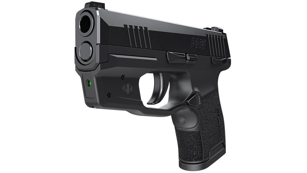 SIG SAUER Lima365 Laser Grip Pistol Mod for P365, Green, Black, Small, SOL36502