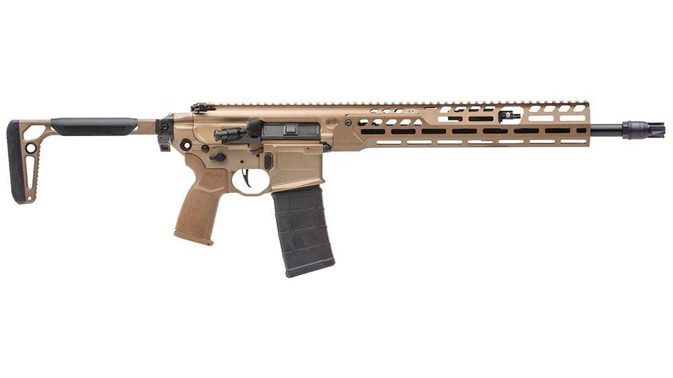 SIG SAUER MCX-SPEAR LT Semi-Auto Rifle, 5.56x45mm NATO, 16 in Barrel, 1-7 Twist, Coyote, 30 Round Magazine, RMCX556N16BLT - FRRMPG