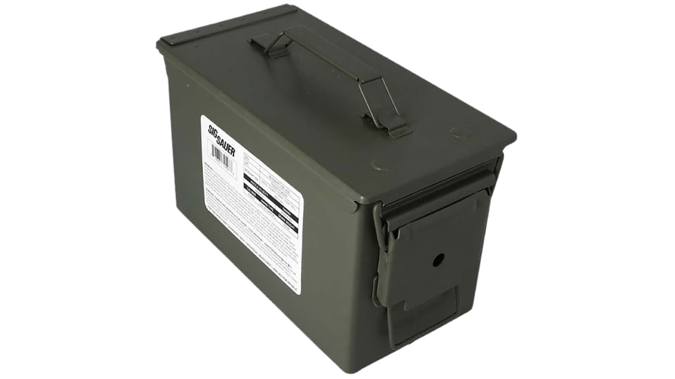 SIG SAUER Hybrid Ball Can 6.8x51mm 113 Grain FMJ Brass Cased Centerfire Rifle Ammo, 460 Rounds, MH68MM113B-460