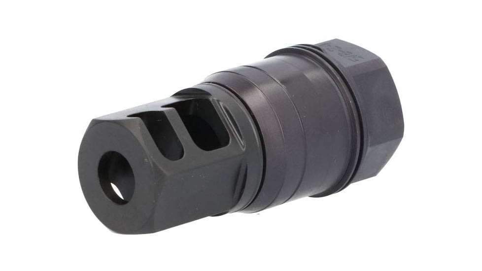 SIG SAUER Muzzle Brake, 7.62mm, Clutch-Lok, 25 Deg Taper, Black, SL-762-58X24-25DEG-M
