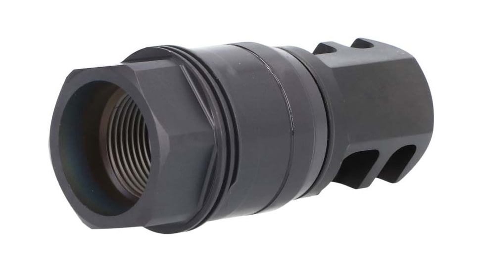 SIG SAUER Muzzle Brake, 7.62mm, Clutch-Lok, 25 Deg Taper, Black, SL-762-58X24-25DEG-M