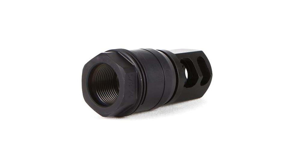 SIG SAUER Muzzle Brake, 7.62mm, Clutch-Lok, 90 Deg Shoulder, Black, SL-762-58X24-90DEG-M