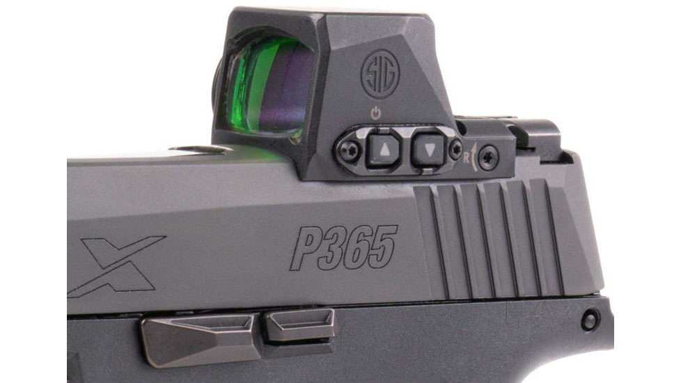 SIG SAUER Romeo-X Compact Open Reflex Red Dot Sight, 1x24mm, 3 MOA Dot, Circle and Dot, Black, SORX1280
