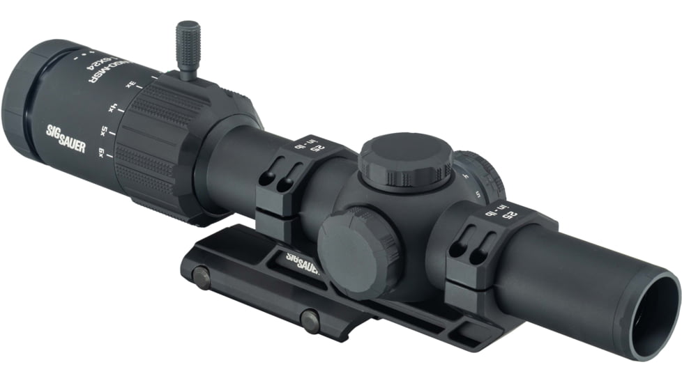 Sig Sauer OPMOD Inc Tango 1-6x24mm MSR Scope, 30mm Tube, Second Focal Plane, BDC 6 Reticle w/1.535 Mount, Gray, SOTM61300