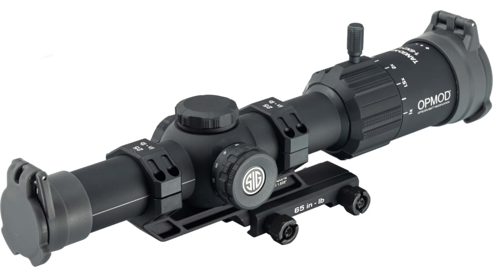 Sig Sauer OPMOD Inc Tango 1-6x24mm MSR Scope, 30mm Tube, Second Focal Plane, BDC 6 Reticle w/1.535 Mount, Gray, SOTM61300