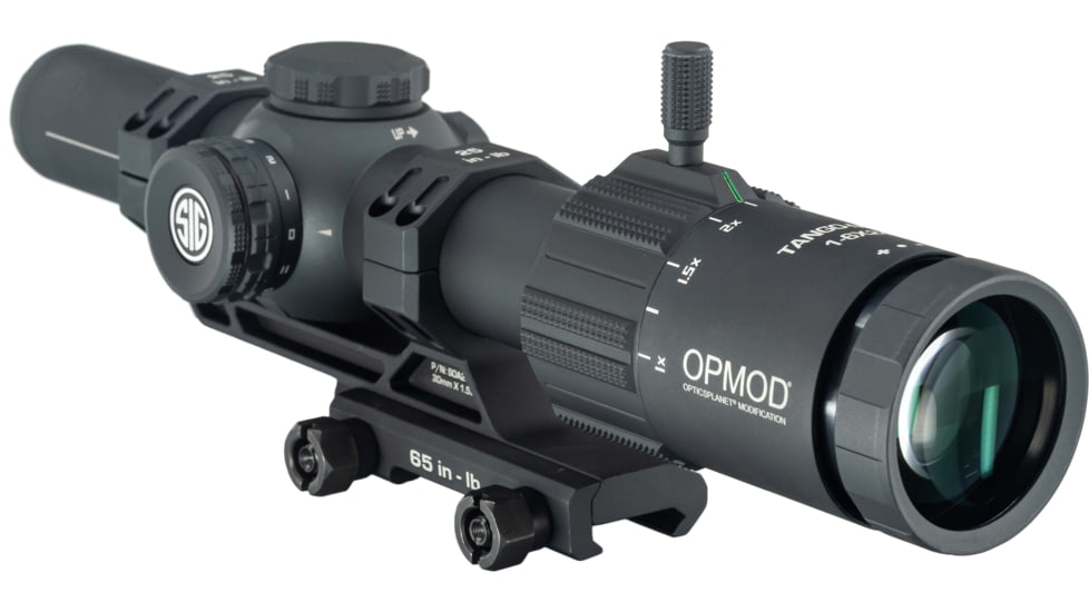 Sig Sauer OPMOD Inc Tango 1-6x24mm MSR Scope, 30mm Tube, Second Focal Plane, BDC 6 Reticle w/1.535 Mount, Gray, SOTM61300