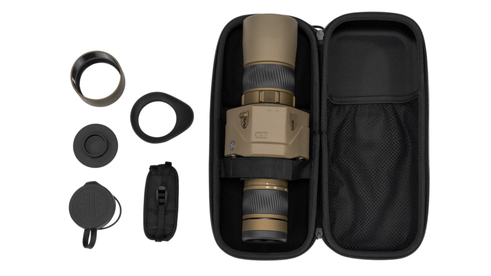 SIG SAUER OSCAR6 HDX PRO OIS 16-32x60mm Spotting Scopes, Straight, FDE, SOO62001