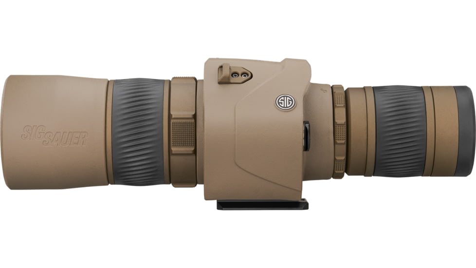 SIG SAUER OSCAR6 HDX PRO OIS 16-32x60mm Spotting Scopes, Straight, FDE, SOO62001