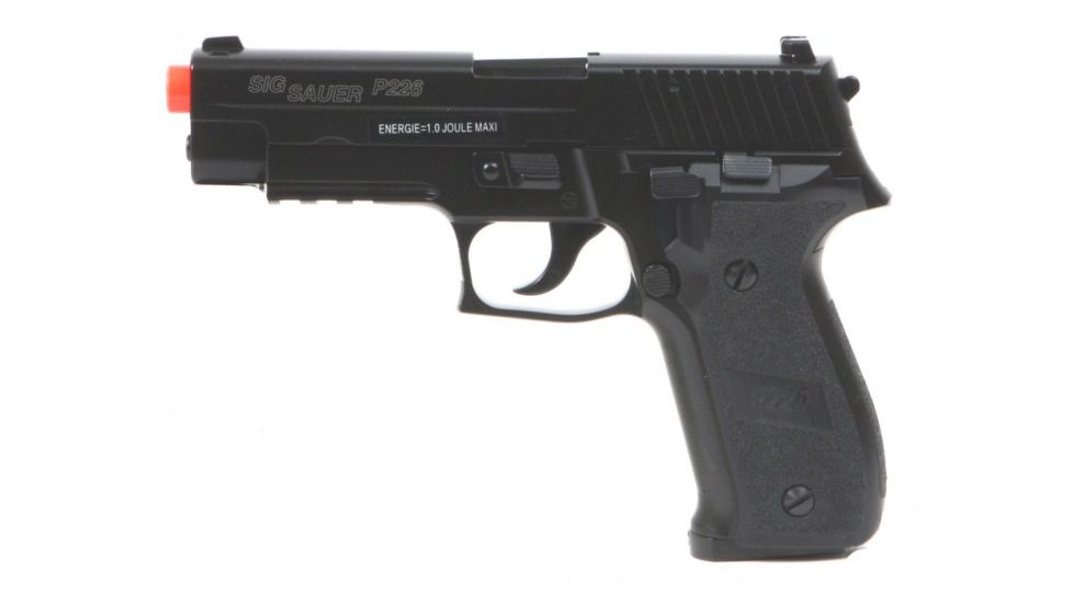 P226, Full Metal Gas Blowback Pistol, Black