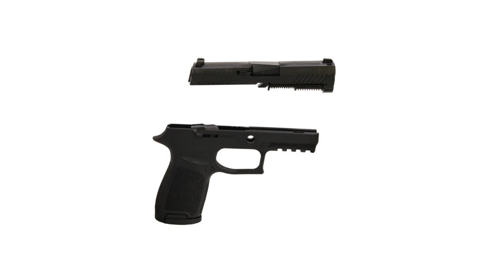 SIG SAUER P320 Caliber X-Change Kit, Compact, 9 mm, Black, CALX-320C-9-BSS