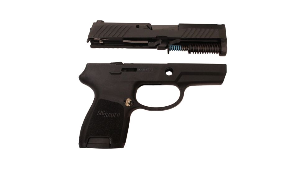 SIG SAUER P320 Caliber X-Change Kit, Subcompact, 9 mm, Black, CALX-320SC-9-BSS-10