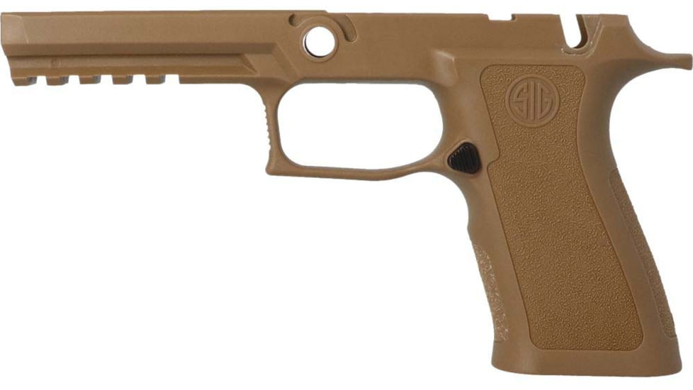 SIG SAUER P320-XFull Size 9/40/357 Grip Module Manual Safety, Coyote, Medium, 8901481