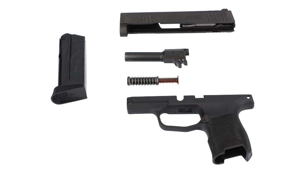 SIG SAUER P365 .380 ACP Caliber X-Change Kit, 3.1in, 10+1, Black Nitride Slide, Black Polymer Frame, Compact, 8900719