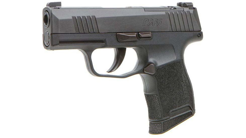 SIG SAUER P365 Mic Comp Semi Auto Pistol with Manual Safety, 9mm Luger, 3.1 in Barrel