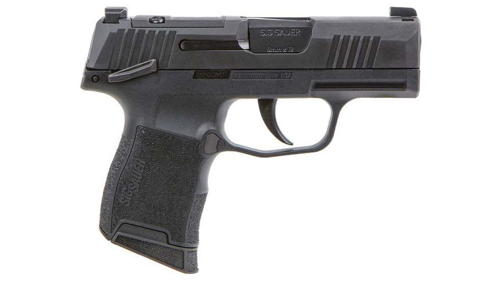 SIG SAUER P365 Mic Comp Semi Auto Pistol with Manual Safety, 9mm Luger, 3.1 in Barrel
