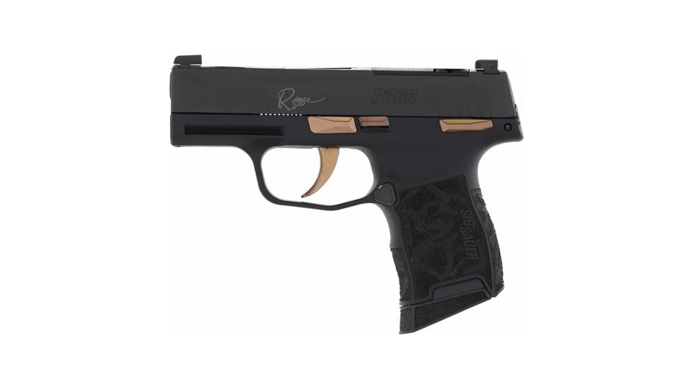 SIG SAUER P365 Rose Semi Auto Pistol with Manual Safety, 380 Auto, 3.1 in Barrel