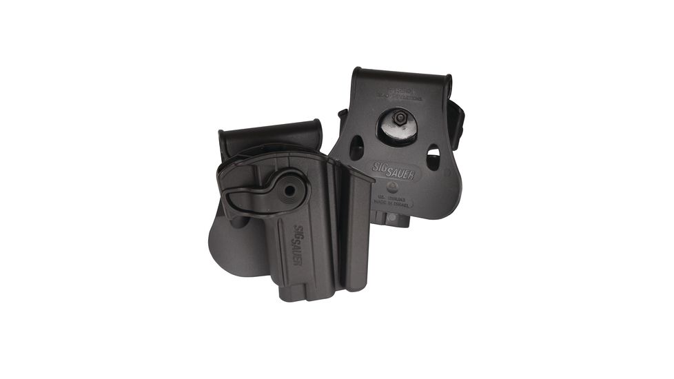 Sig Sauer Paddle Retention Holster With Integrated Magazine Pouch For Mosquito Only Black Polymer Right Hand HOL-MOS-IMP-BLK