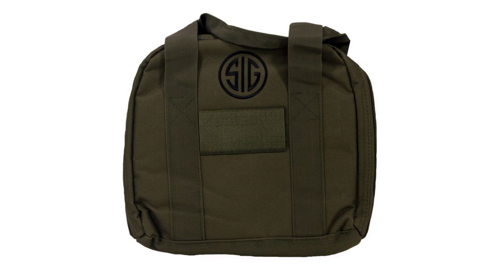 SIG SAUER PISTOL BAG, SINGLE, SIG LOGO, NYLON, ODG, ODG PISTOL-BAG-SINGLE-ODG