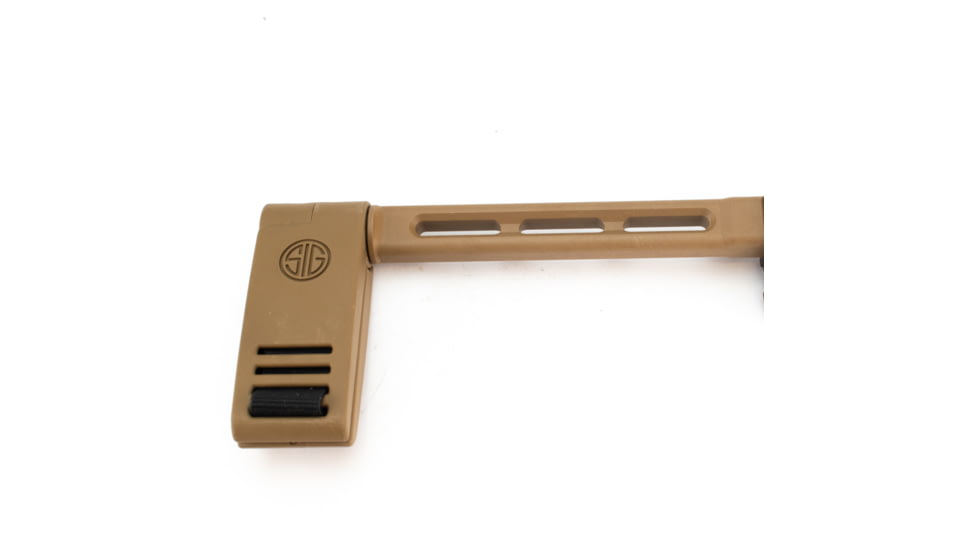 SIG SAUER Pivoting Contour Folding Brace for MCX, MPX, Coyote Tan, PCB-X-FOLD-COY