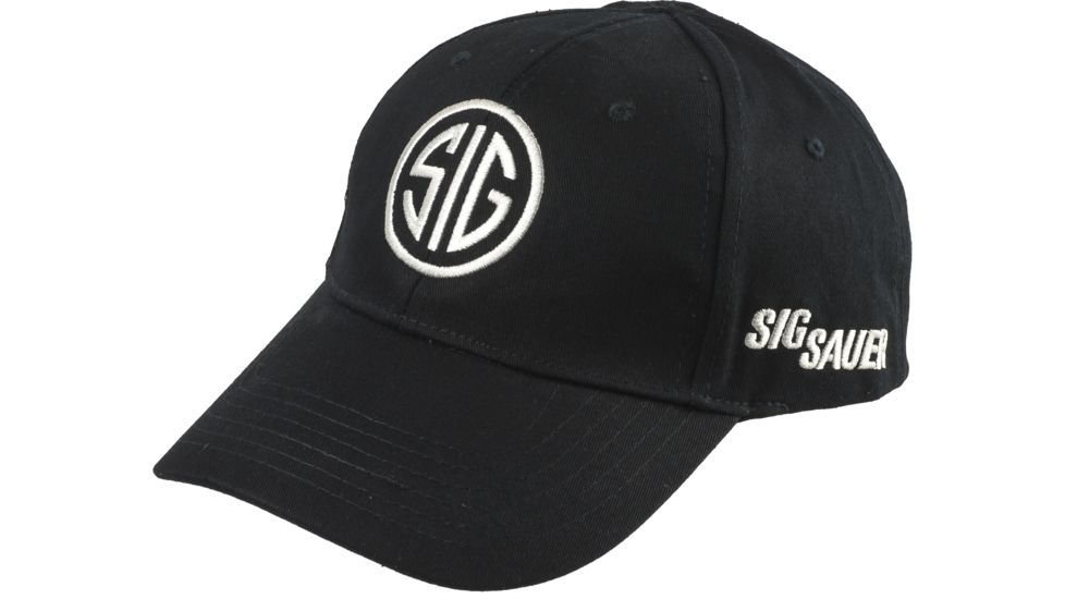SIG SAUER Logo Baseball Cap,Black, MKT0096-C