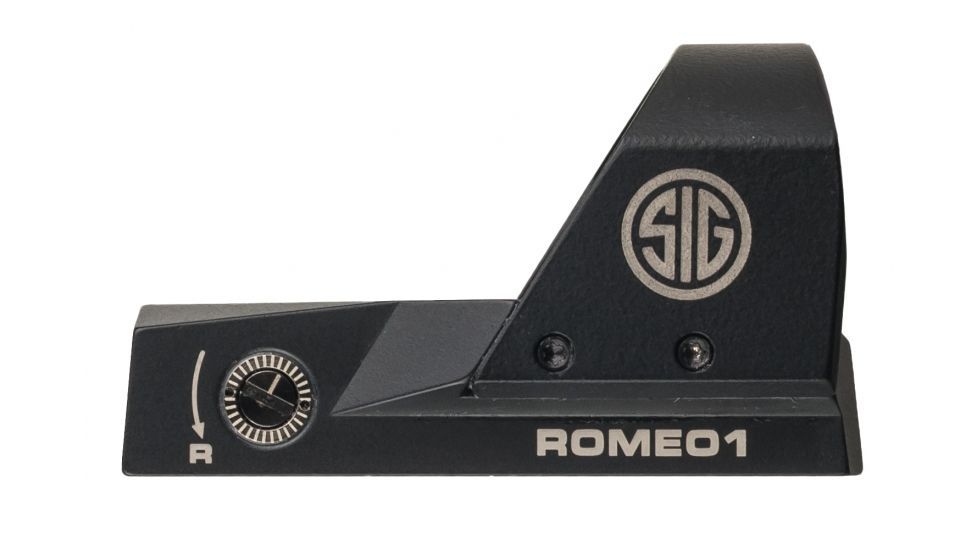 SIG SAUER Romeo 1 1x30mm Reflex Sight, 3 MOA Red Dot Reticle, 1.0 MOA Adj, Black SOR11099