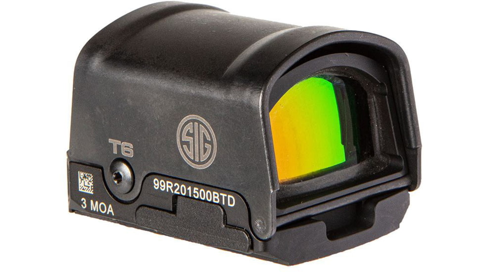SIG SAUER Romeo2 Red Dot Sight, 1x30mm, Circle Dot Dual Reticle, Black, SOR21000