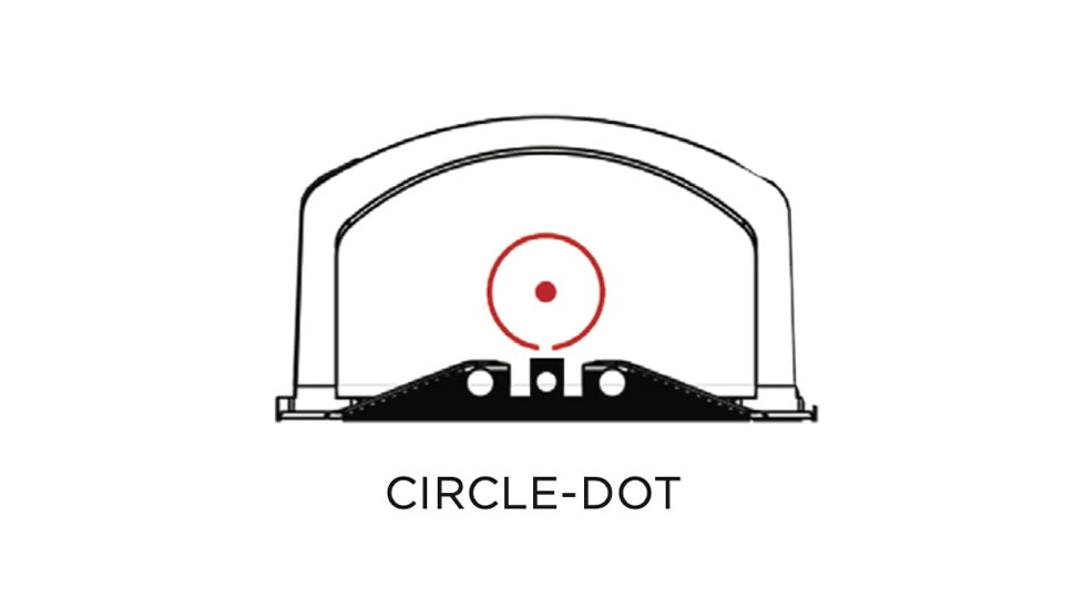 SIG SAUER Romeo2 Red Dot Sight, 1x30mm, Circle Dot Dual Reticle, Black, SOR21000