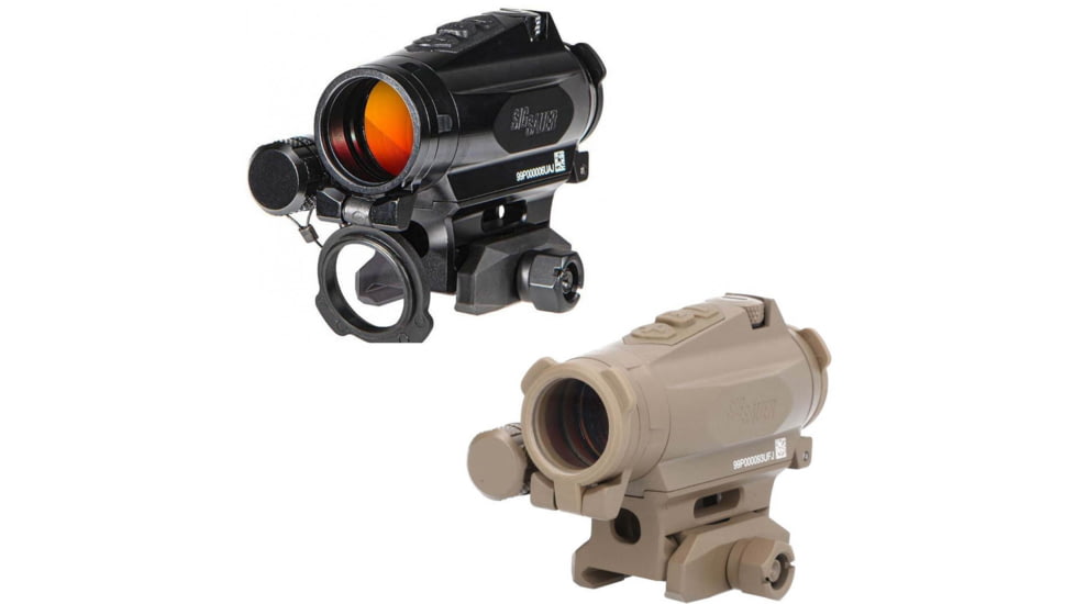 SIG SAUER Romeo 4XT-PRO 1x20mm Reflex Red Dot Sight, Black, Flat Dark Earth