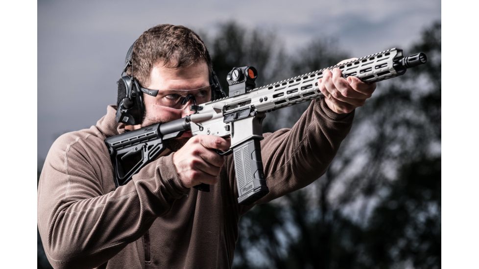 SIG SAUER ROMEO5 1x20mm Red Dot Sight, 2 MOA Red Dot Reticle, 65 MOA Circle Dot, 1 x AAA Battery, Matte, Black, SOR52102, EDEMO5