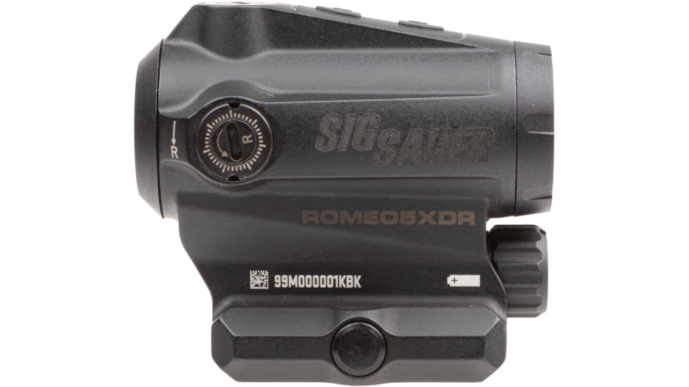 SIG SAUER Romeo 5 XDR Gen II 1x20mm 2 MOA Circle Dot Sight, Black, SOR5X201