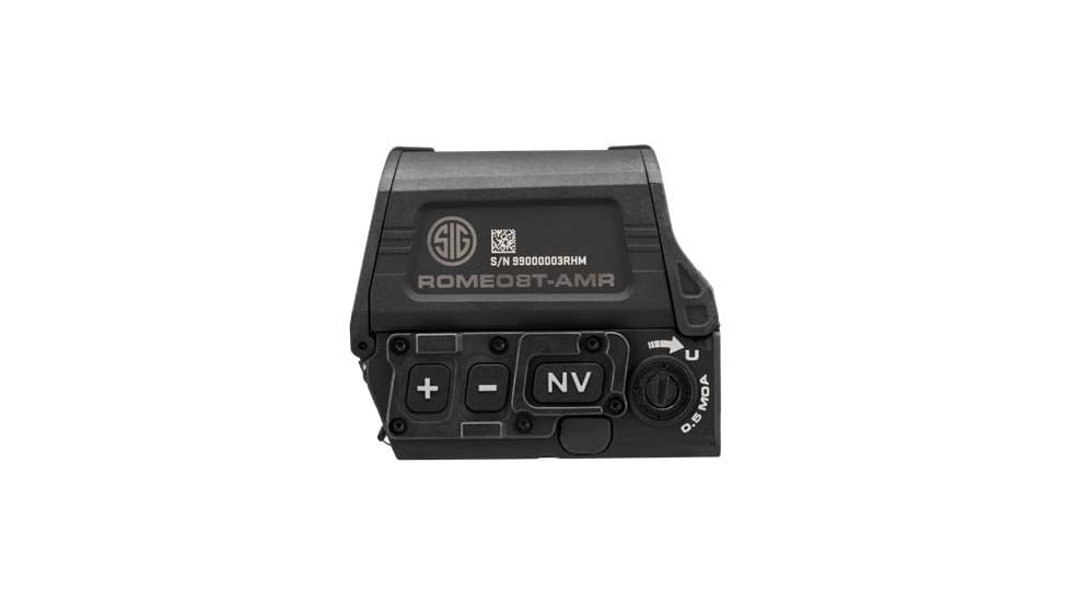SIG SAUER Romeo 8T-AMR Red Dot Sight, 1x40mm, Quad Ballistic Circle Dot 2.0 Reticle, Black, SOR8T101