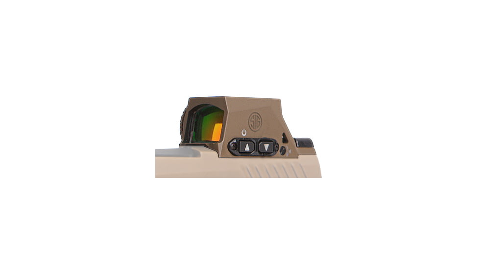 SIG SAUER Romeo M17 1x24mm Reflex Red Dot Sights, 2 MOA Red Dot Reticle, Coyote Tan, SORM1700