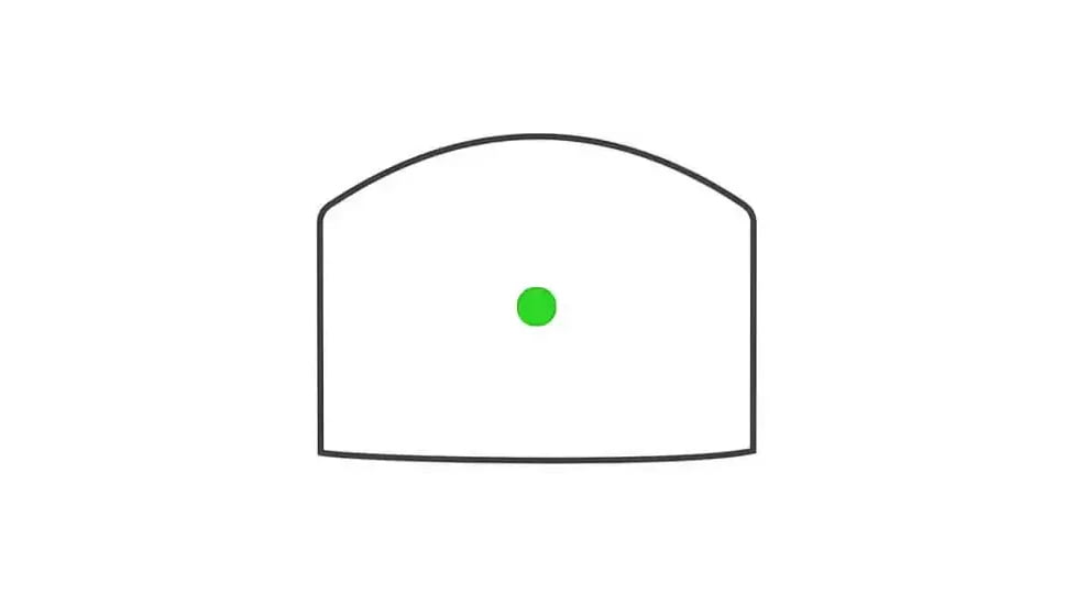 SIG SAUER Romeo-RS Compact 1x24mm Reflex Red Dot Sight, 6 MOA Green Dot, Black, Black, SOR02190