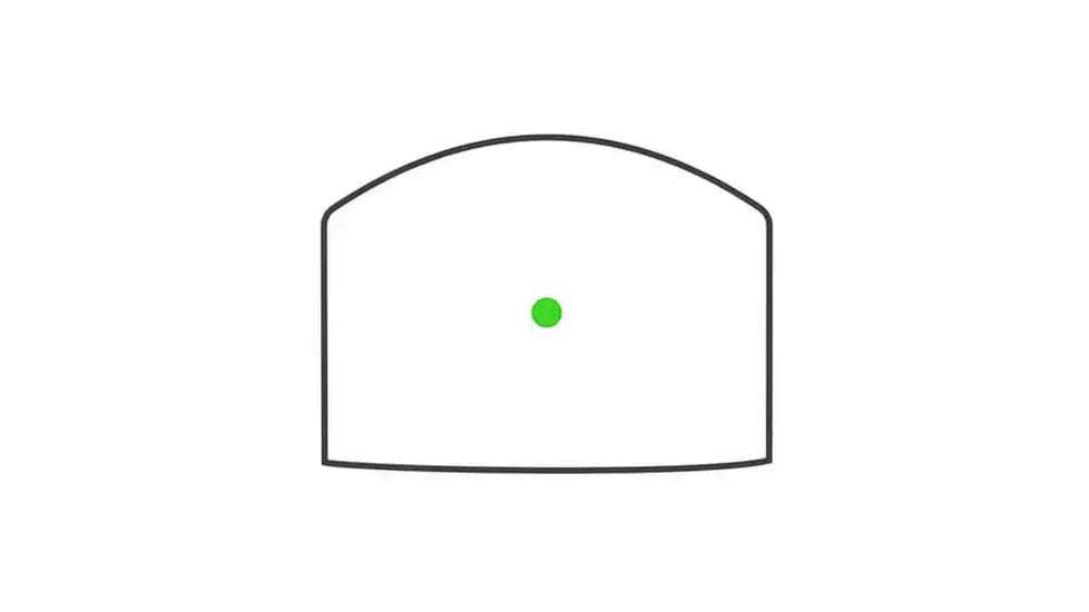 SIG SAUER Romeo-RS Pro 1x31mm Reflex Red Dot Sight, 3 MOA Green Dot Reticle, Black, Black, SOR02080