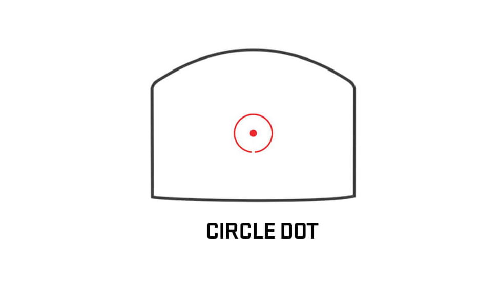 SIG SAUER Romeo-RS Pro 1x31mm Reflex Red Dot Sight, Circle Dot, Black, SOR02000