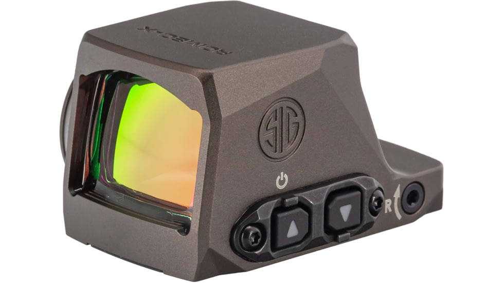SIG SAUER Romeo-X 1x Reflex Sight, Compact Footprint, Circle Dot, Flat Dark Earth, SORX1402