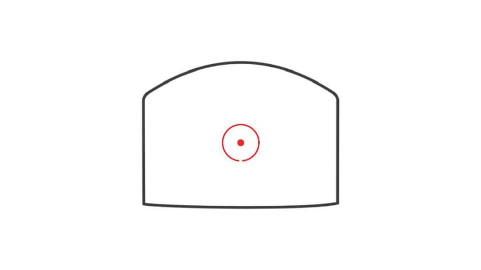 SIG SAUER Romeo-X SIG-LOC Compact 1x24mm Reflex Red Dot Sight, Circle-Dot, Black, SORX1600