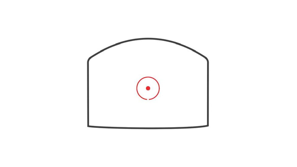 SIG SAUER Romeo-X Reflex Sight, Enclosed, Sig-Loc Pro Footprint, Circle/Dot, Black, SORX1500