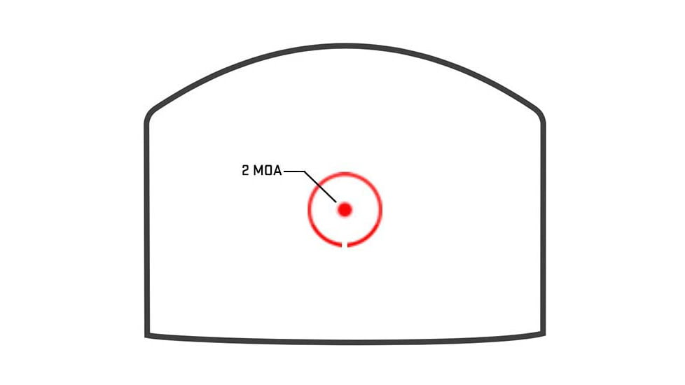 SIG SAUER Romeo-X ROSE Compact 1x24mm Red Dot Sight, 2 MOA Red Dot / 32 MOA Circle, Black/Rose Gold, SORX1208