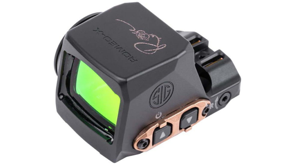 SIG SAUER Romeo-X ROSE Compact 1x24mm Red Dot Sight, 2 MOA Red Dot / 32 MOA Circle, Black/Rose Gold, SORX1208